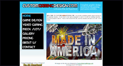 Desktop Screenshot of customgamingdesign.com